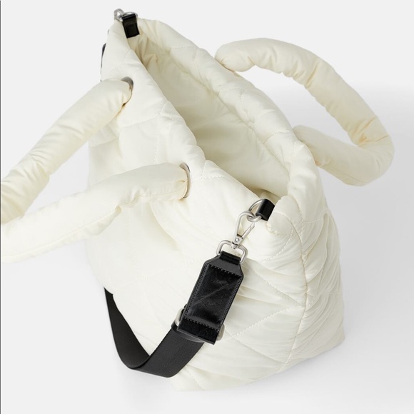 ZARA Quilted Shopper Bag - Picture 5 of 8